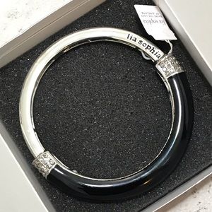 Lia Sophia black and silver bracelet